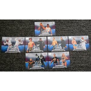 Group of seven All in the Family AEW Cards from 2023 by Upper Deck